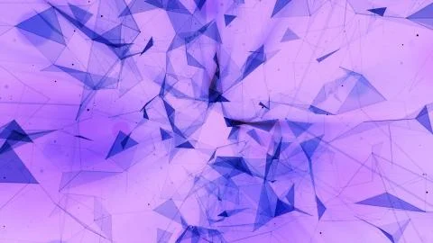 3D rendering abstract background on the basis of Plexus. Technological surfaces  스톡 사진