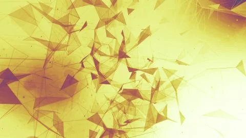 3D rendering abstract background on the basis of Plexus. Technological surfaces  Stock Photos