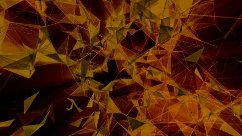 3D rendering abstract background on the basis of Plexus. Technological surfaces  Stock Photos