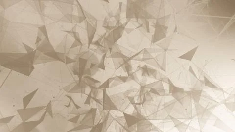 3D rendering abstract background on the basis of Plexus. Technological surfaces  Stock Photos