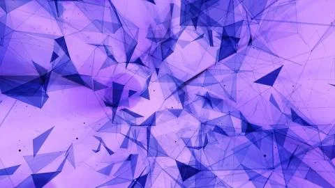 3D rendering abstract background on the basis of Plexus. Technological surfaces  Foto stock
