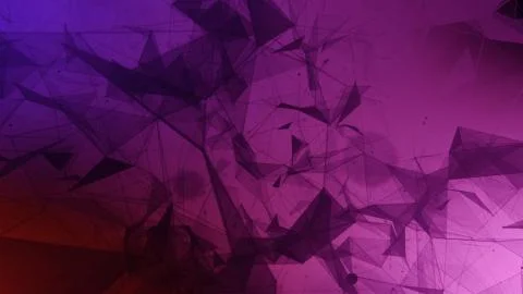 3D rendering abstract background on the basis of Plexus. Technological surfaces  Stock Photos