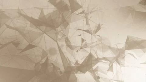 3D rendering abstract background on the basis of Plexus. Technological surfaces  Foto stock