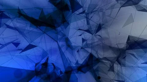 3D rendering abstract background on the basis of Plexus. Technological surfaces  Foto stock