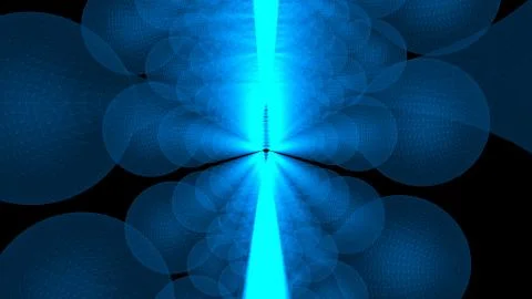 3d rendering of abstract background with dot connected Stock Photos