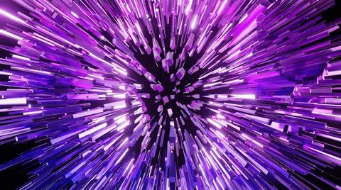3d Rendering. Abstract background with geometric shapes, modern graphic desig Stock Illustration