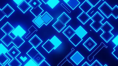 3d Rendering. Abstract background with geometric shapes, modern graphic desig Stock Illustration