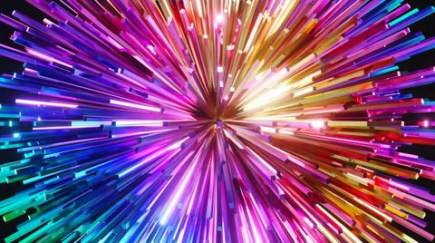 3d Rendering. Abstract background with geometric shapes, modern graphic desig Stock Illustration