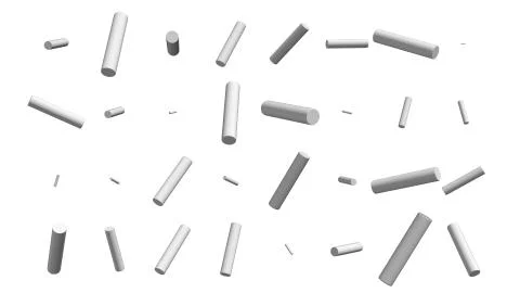 3d rendering of Abstract Background islated with white Stock Photos