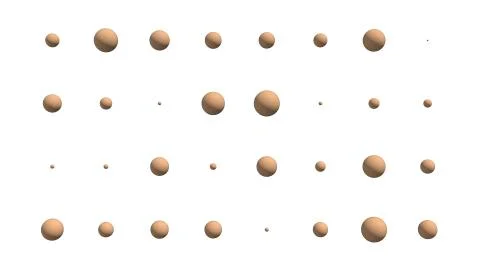 3d rendering of Abstract Background islated with white Foto stock