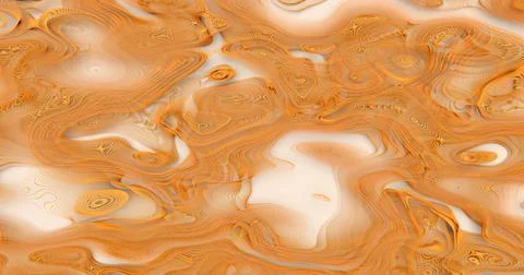 3d rendering. Abstract background of lines and stripes curved by turbulence o Stock Illustration