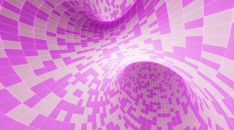 3d rendering abstract background pink-white Stock Illustration