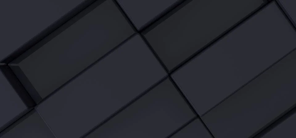 3D Rendering Of Abstract Background With Rectangles イラスト素材