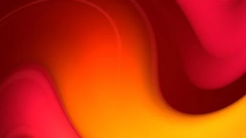 3d rendering of abstract background with red orange yellow twisted gradient of Stock Illustration