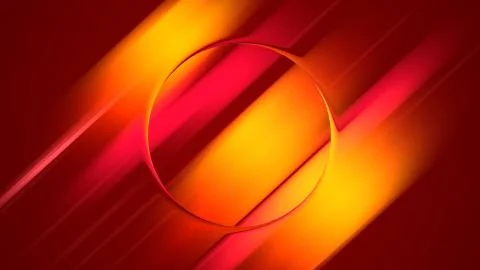 3d rendering of abstract background with red orange yellow twisted gradient of Illustrazione stock