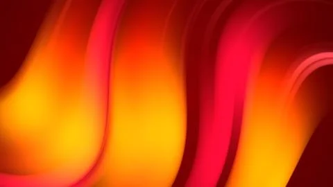 3d rendering of abstract background with red orange yellow twisted gradient of Stock Illustration