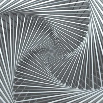 3d rendering abstract background with repeat of wireframe geometry structures Stock Illustration