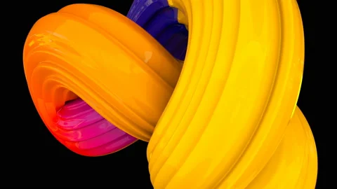 3d rendering abstract background with smooth abstract candy Stock Footage 86031508