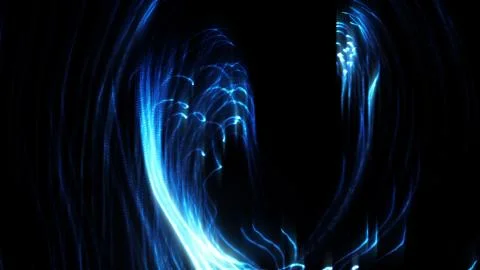 3d rendering of abstract background from trails of particles. Computer generated Stock Illustration