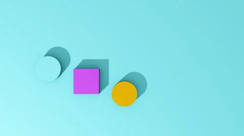 3d Rendering an abstract background using shadows Stockillustratie