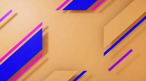 3d Rendering an abstract background using shadows Stock-Illustration