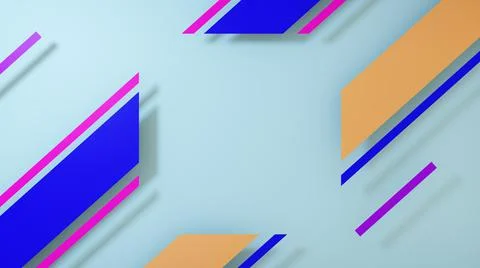 3d Rendering an abstract background using shadows Stock-Illustration