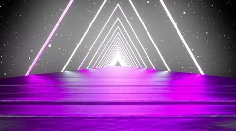 3D rendering, abstract background, virtual reality, computer generated Stock Illustration