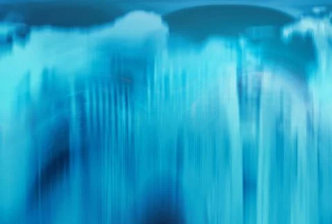 3d rendering of an abstract blue background with digital binary code Stock Illustration