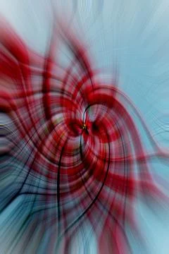 3D rendering of an abstract bright colorful spiral background Ilustração Stock