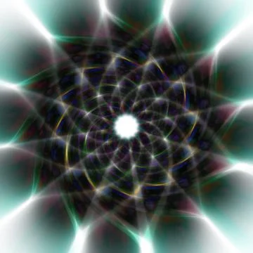 3D rendering of an abstract bright colorful spiral background Stock-Illustration