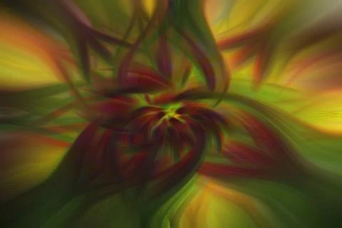 3D rendering of an abstract bright colorful spiral background Illustrazione stock