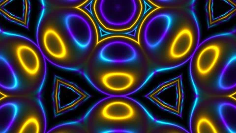 3D Rendering Abstract colorful background bright yellow blue colors modern co Stock Illustration