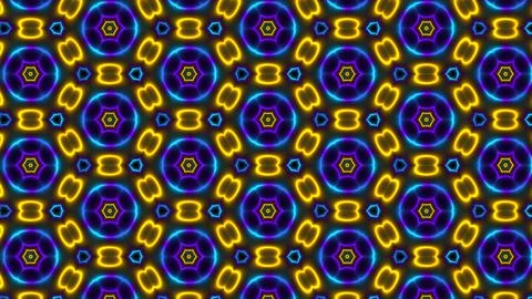 3D Rendering Abstract colorful background bright yellow blue colors modern co Stock Illustration