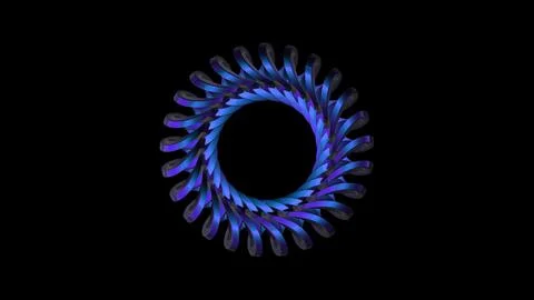 3D Rendering Abstract colorful background bright black blue colors modern col Ilustración de archivo