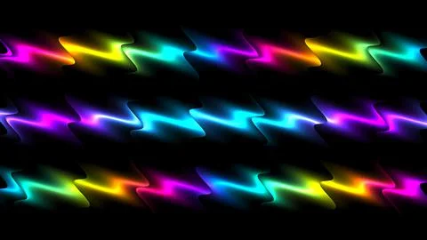 3D Rendering Abstract colorful background in bright colors, modern colorful w Stock Illustration
