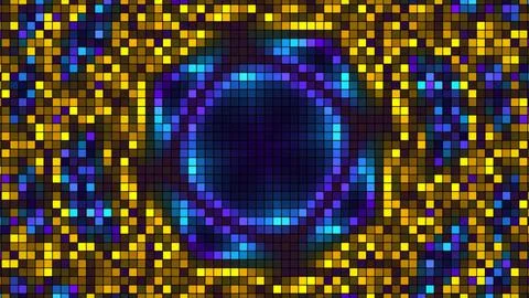 3D Rendering Abstract colorful background bright yellow and blue colors, mode Stock Illustration
