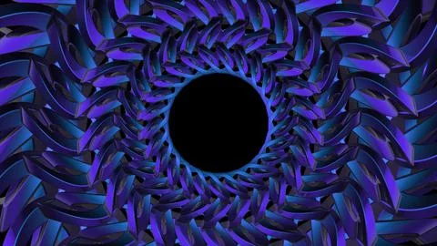 3D Rendering Abstract colorful background bright black blue colors modern col Stock Illustration