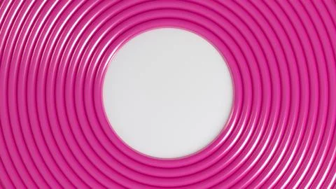 3d rendering of an abstract colorful objects on white background Stock Illustration