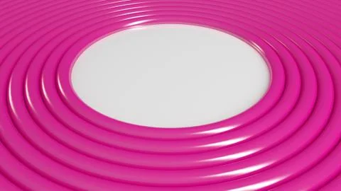 3d rendering of an abstract colorful objects on white background Illustrazione stock