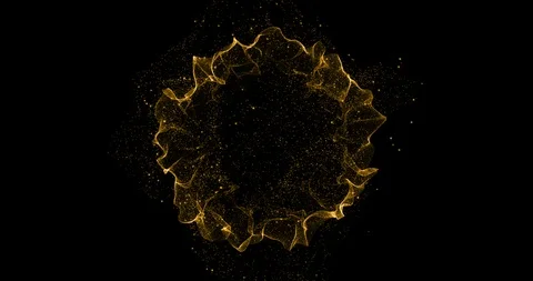 3D rendering, abstract cosmic colorful mutilcolor yellow, gold, blue, white Video stock 120108509