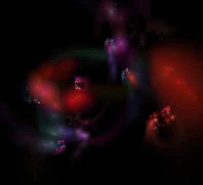 3D rendering abstract digital background. Pattern for textile and design.Frac Stock Illustration