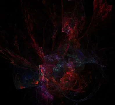 3D rendering abstract digital background. Pattern for textile and design.Frac Stock Illustration