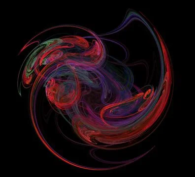 3D rendering abstract digital background. Pattern for textile and design.Frac Stock Illustration