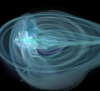 3D rendering abstract digital background. Pattern for textile and design.Frac Stock Illustration