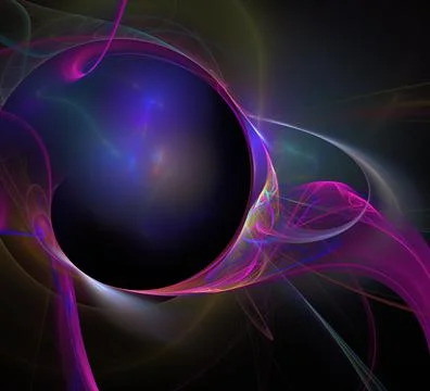 3D rendering abstract digital background. Abstract Computer generated Fractal Stock Illustration