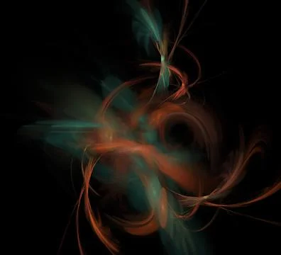 3D rendering abstract digital background.Fractal a never-ending pattern. Stock Illustration