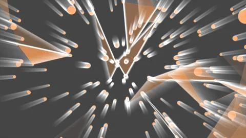 3d Rendering. Abstract Elegant orange and grey Background. Abstract Pattern.  Stock Illustration