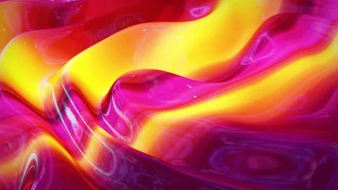3d rendering abstract fluid background multicolor marble style. Beautiful glossy Stock Illustration