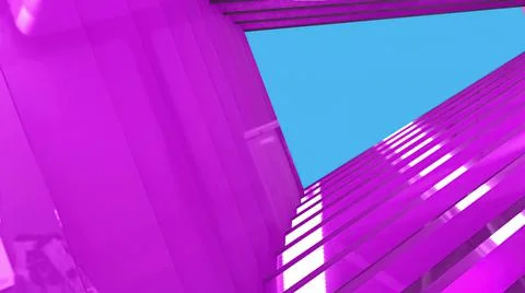 3d rendering   of abstract form vortex design on blue 스톡 일러스트