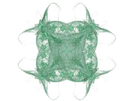 3D rendering abstract fractal Stock Illustration